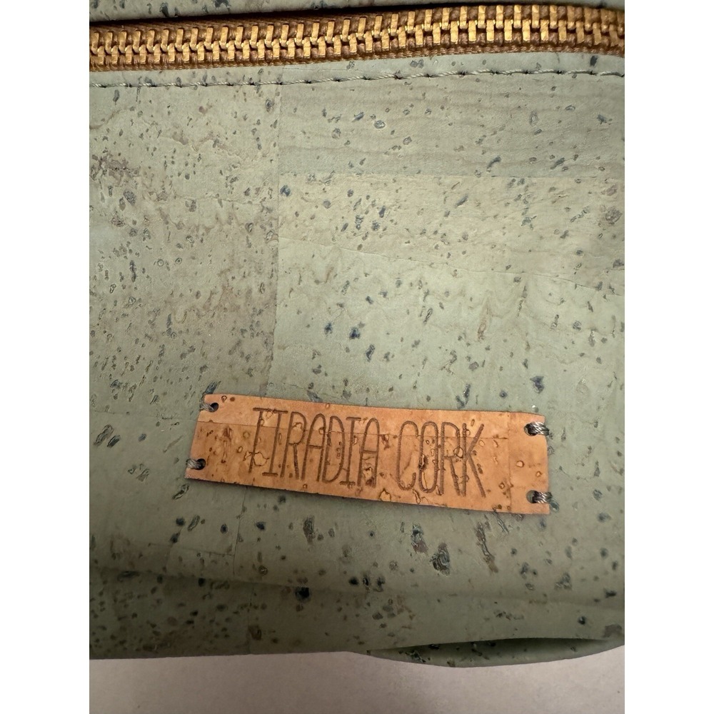 Tiradia Cork Brunch Backpack Mint Green - Picture 3 of 5